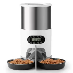 automatic pet feeder YHF16-1 with double bowl