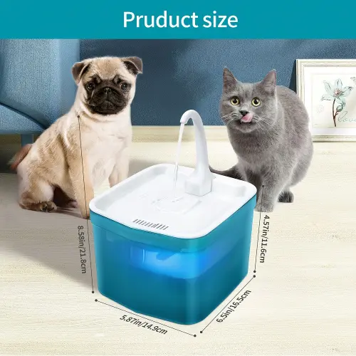 new pet water fountain and pet