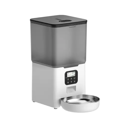 6L Smart pet feeder with 304 stainless steel bowl