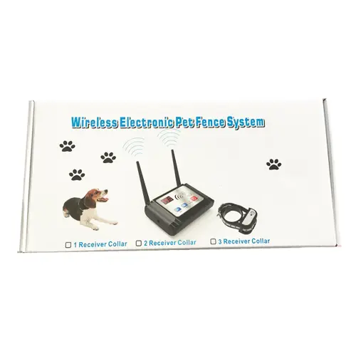 2 in 1 invifence wireless dog fence & training collar color box